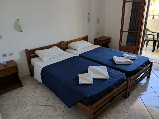 2 Bedrooms Family Apartment with balcony and with garden view
