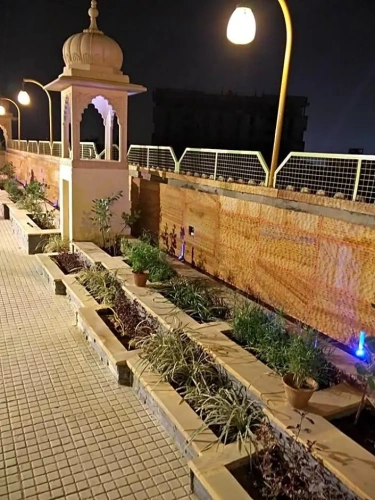 Outside