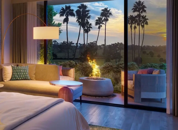 Standard Double room with golf view
