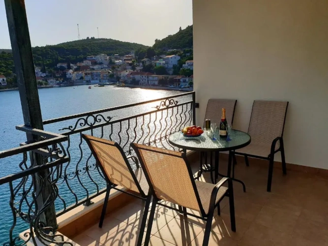 Apartment with balcony and with view