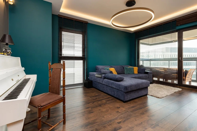 Deep Green Apartment by Renters