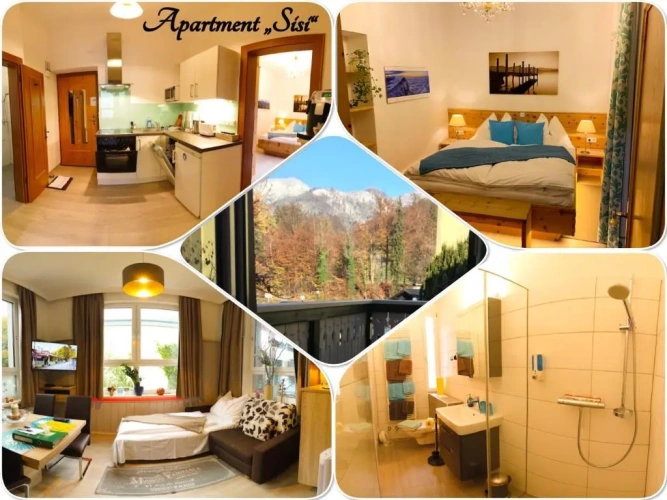 Apartment with balcony and with mountain view