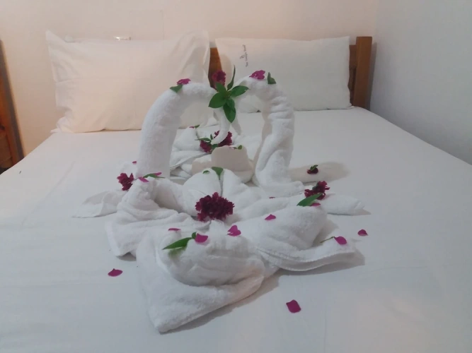 1 Bedroom Standard Triple Family room with balcony and with partial sea view