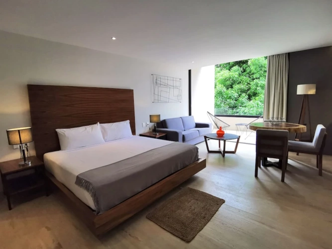 Luxury Double Studio with balcony and with garden view