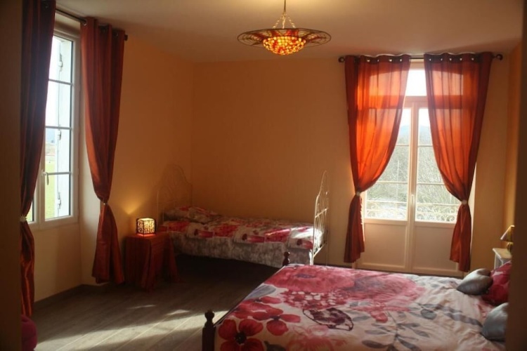 Standard Triple Family room with balcony and with pool view