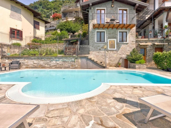 Cottage with balcony