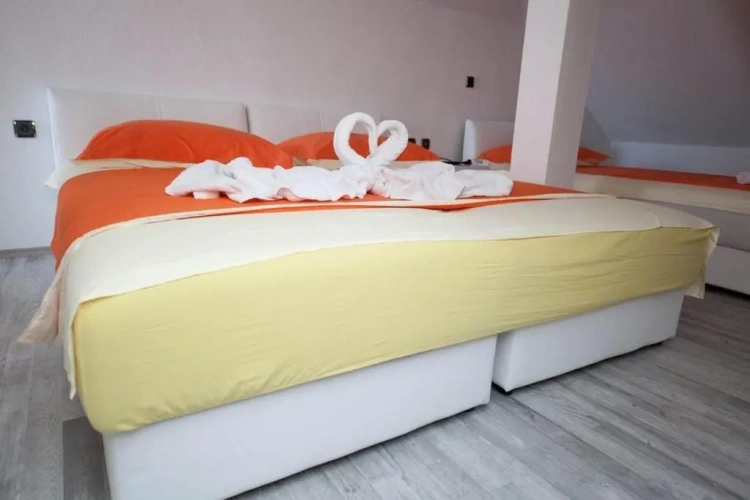 Standard Triple Attic room with balcony and with sea view