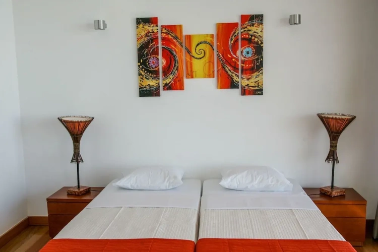 Superior Twin room with balcony and with sea view