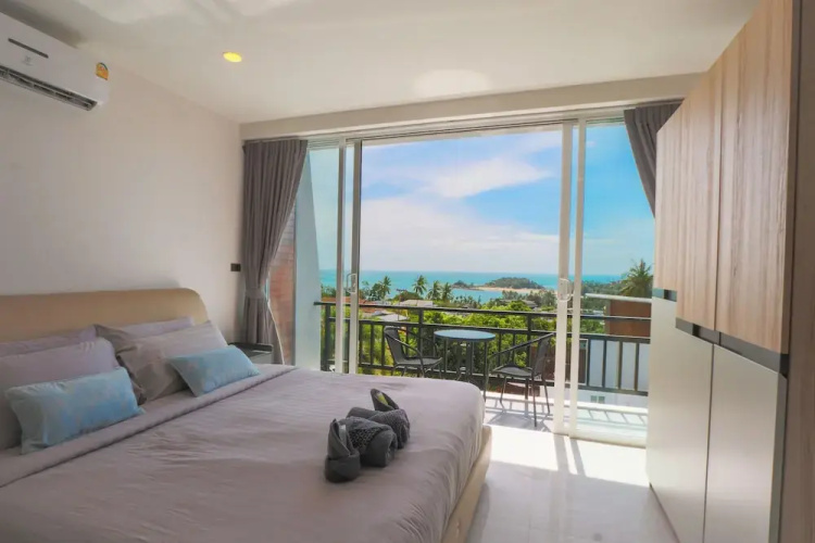 Sea View Front&Back Pool Near Beach V240