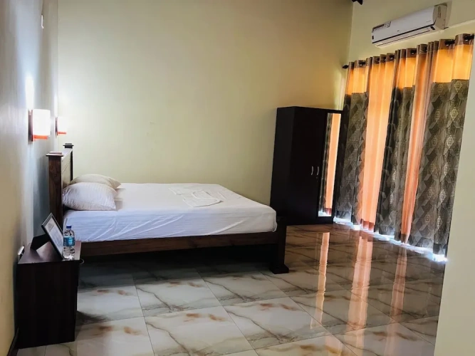 1 Bedroom Deluxe Double room with balcony and with garden view
