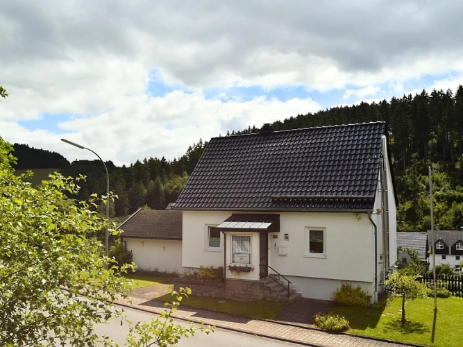 Cottage with balcony