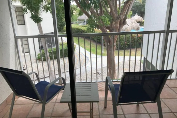 Outside