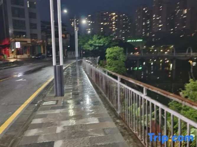 Outside