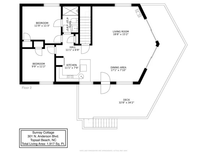 Sunray Cottage by Topsail Realty