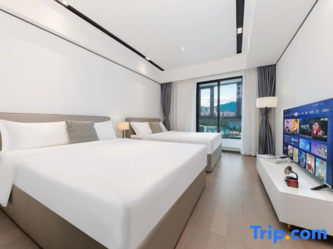 Standard Twin room with balcony and with city view