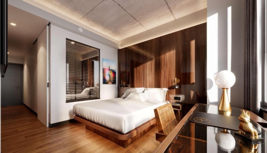 Double room with city view