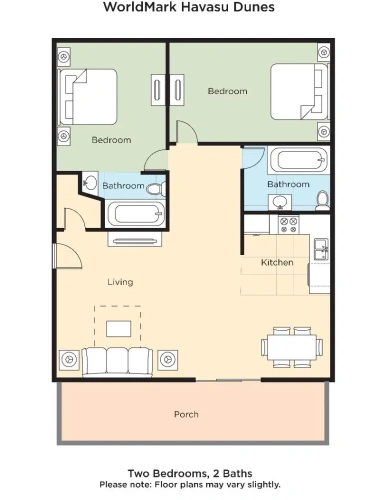2 Bedrooms Suite