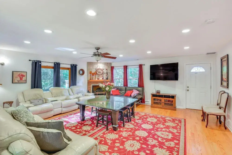 Walk to the Beach: Coloma Retreat w/ Fire Pit!