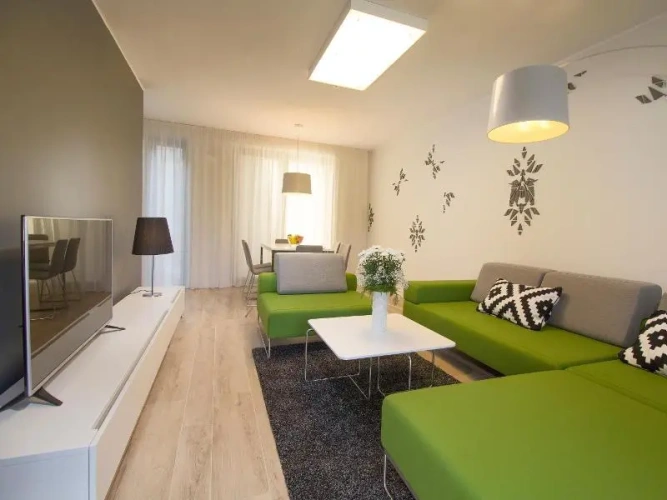 Premium Apartment with balcony and with garden view