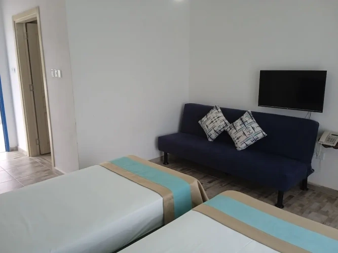 Economy Twin room with balcony and with garden view