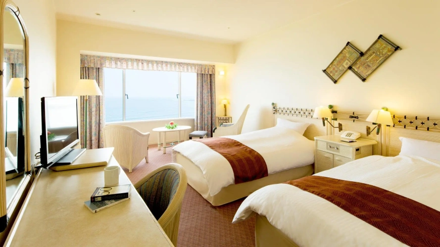 Standard Twin room with ocean view