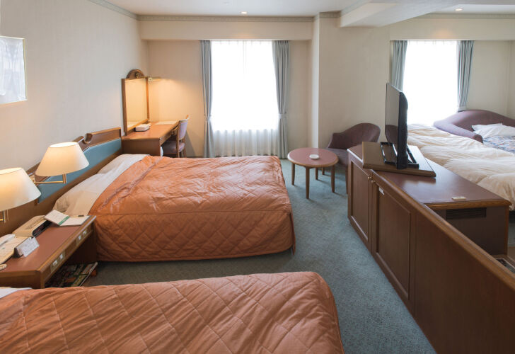 Hotel Crescent AsahikawaOver view