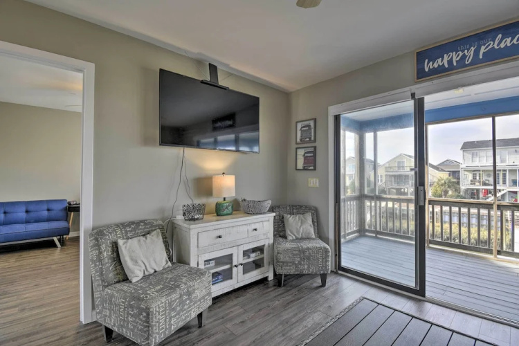 Steps to Sunset Beach: Canal-front Home w/ Dock!