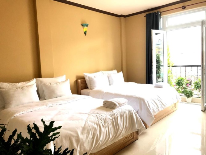 Standard Quadruple room with balcony
