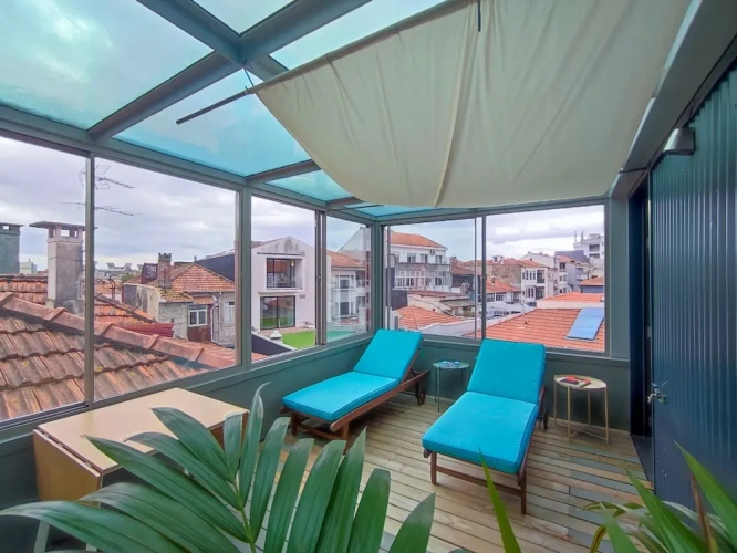 Double Apartment with garden view