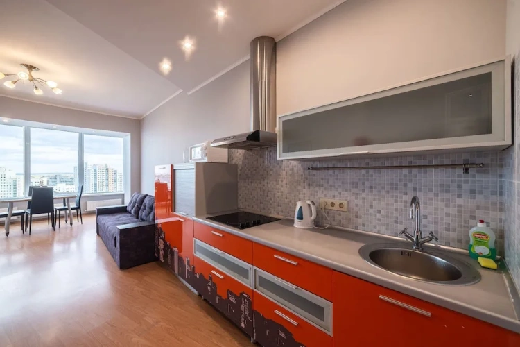 Double Apartment with balcony and with river view