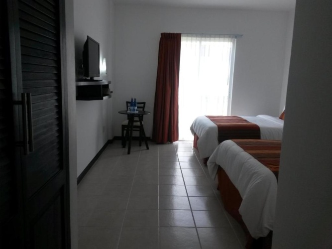 Standard Twin room with balcony and with view