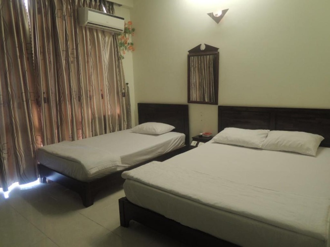 Standard Quadruple room with balcony and with view