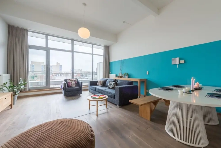 1 Bedroom Standard Double Penthouse room with balcony and with city view