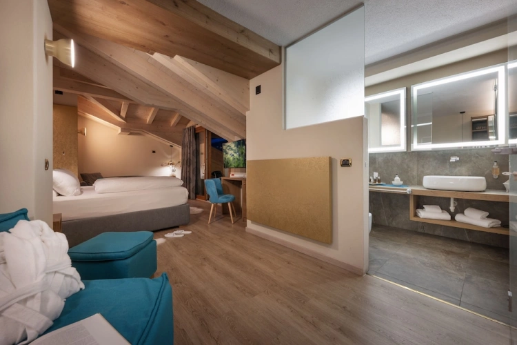 Deluxe Double room with balcony and with mountain view