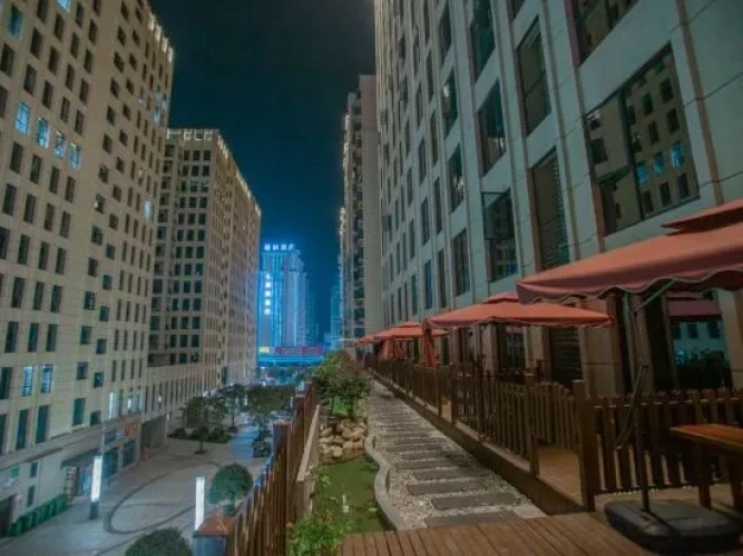 Outside