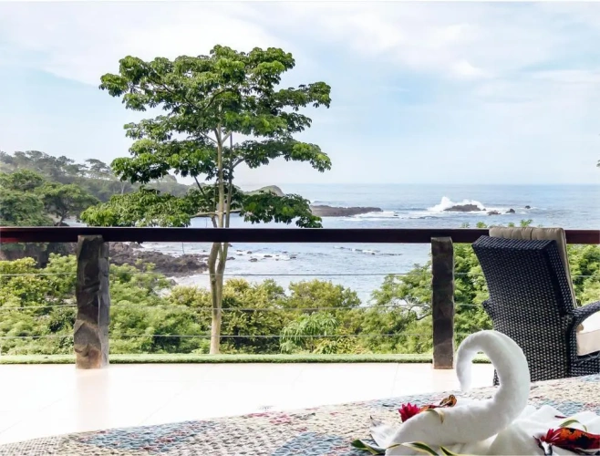 Deluxe Double room with balcony and with sea view