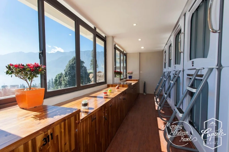 Luxury Capsule with mountain view