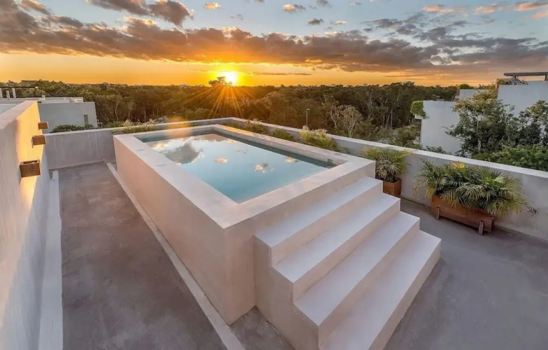 Studio With Great Rooftop Pool