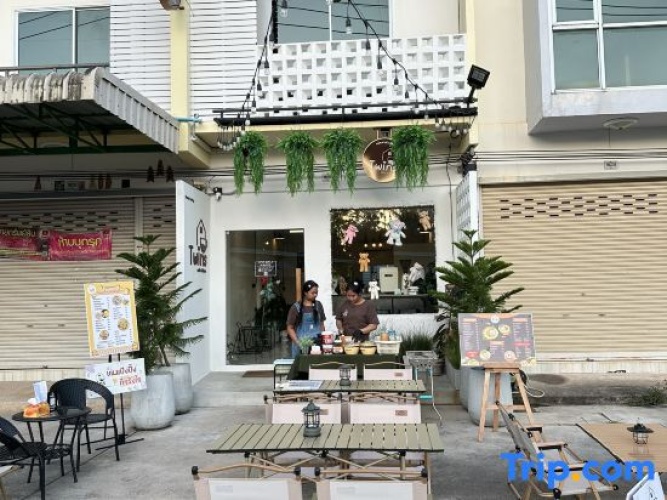 Outside