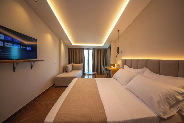 Superior Double room with balcony and with sea view
