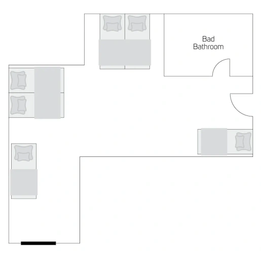 Bed in Dorm