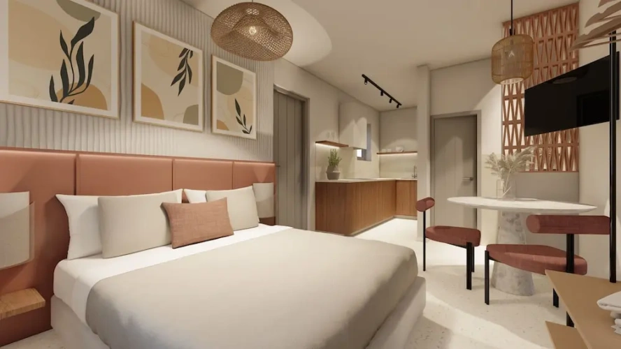 Standard room with balcony and with sea view