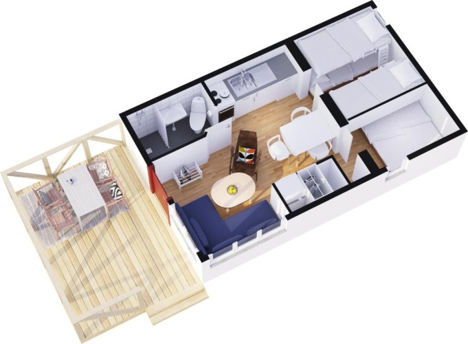 2 Bedrooms Cottage with view