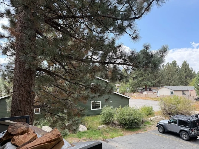 Outside