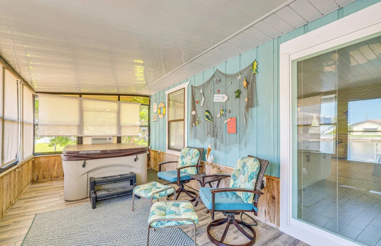 Waterfront Hernando Beach Home w/ Dock & Hot Tub!
