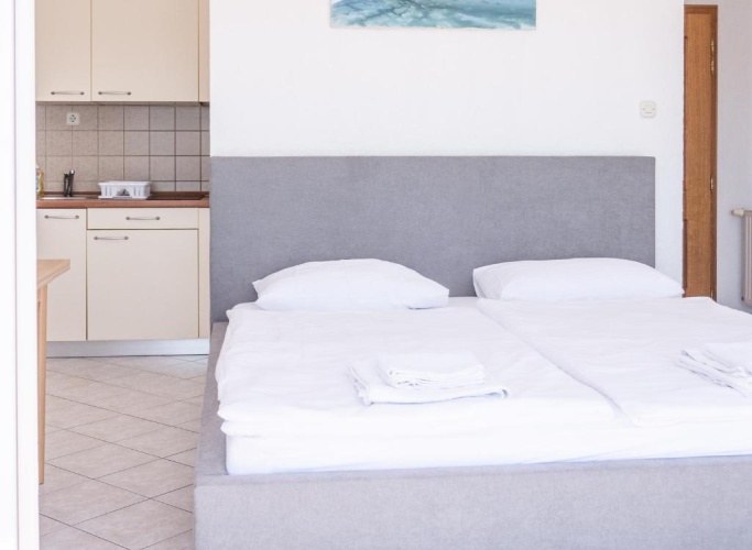Studio with balcony and with sea view