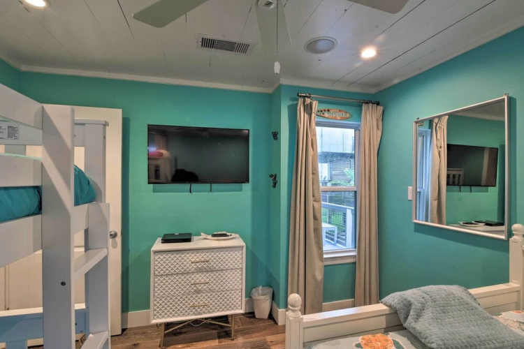 Updated Beach House w/ Private Beach + Hot Tub!