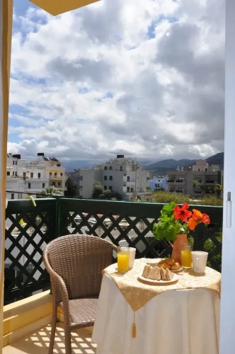 Classic Triple room with balcony and with city view