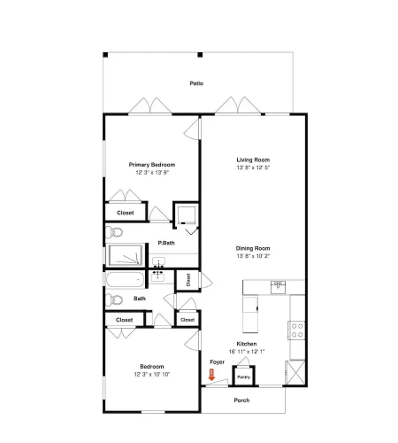 2 Bedrooms Standard room