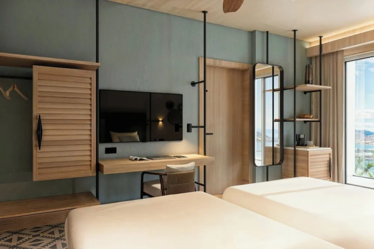 Premium Twin room with balcony and with ocean view